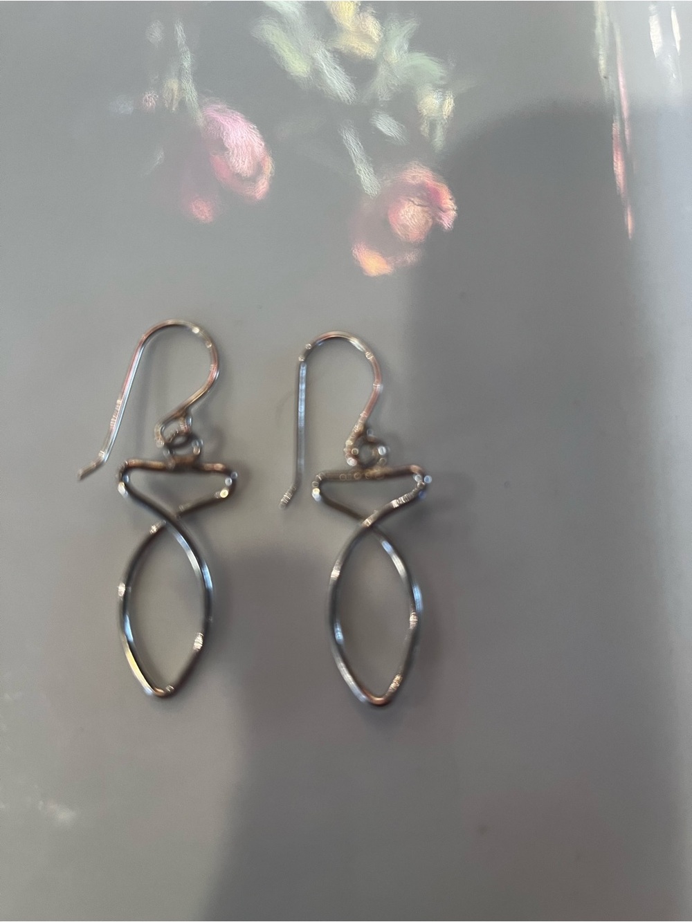 Elegant Sterling Silver Ichthus Christian Fish Earrings - Women's Jewelry - Picture 4 of 6